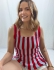 REGATA DE TRICOT MODAL | MODELAGEM BALONÊ - Vermelho / Azul Bebê