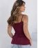 REGATA PEPLUM | TRICÔ - Vinho