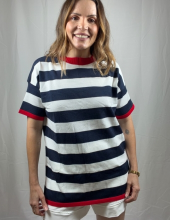 BLUSA DE TRICOT MODAL | CAIMENTO OVERSIZED