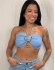 CROPPED BRISA EM TRICÔ TEXTURIZADO  - Azul
