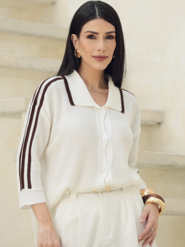 BLUSA SANDRIELE | TRICOT - Branco