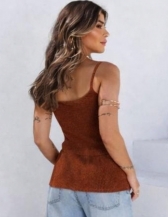 REGATA PEPLUM | TRICÔ - Terracota