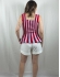 REGATA DE TRICOT MODAL | MODELAGEM BALONÊ - Vermelho / Azul Bebê