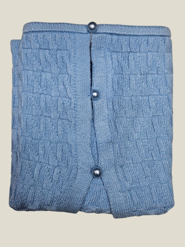 BLUSA GRÉCIA | TRICOT - Azul Bebê