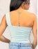 BODY GOLA DE UM OMBRO SÓ - Azul Bêbe