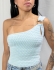 BODY GOLA DE UM OMBRO SÓ - Azul Bêbe