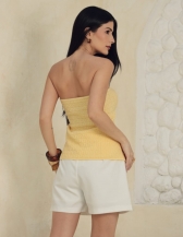 BLUSA GRÉCIA | TRICOT - Amarelo
