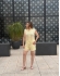 CONJUNTO ESTER RENDADO – COLETE E SHORT - Amarelo