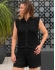 CONJUNTO ESTER RENDADO – COLETE E SHORT - Preto