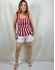 REGATA DE TRICOT MODAL | MODELAGEM BALONÊ - Vermelho / Azul Bebê