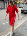 CONJUNTO URBAN EM TRICÔ – BLUSA E BERMUDA - Vermelho