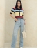 BLUSA FEMININA SIMIONE EM TRICÔ COM GOLA POLO E BOTÕES - Amarelo