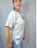 BLUSA AMELIA EM TRICÔ COM DETALHES CONTRASTANTES - Branco