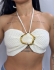 CROPPED BRISA EM TRICÔ TEXTURIZADO  - Branco