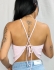 CROPPED TRIÂNGULO DE BICO - Rosa Bebê