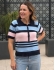 BLUSA FEMININA SIMIONE EM TRICÔ COM GOLA POLO E BOTÕES - Rosa Bebê