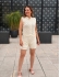 CONJUNTO ESTER RENDADO – COLETE E SHORT - Off White