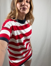 BLUSA DE TRICOT MODAL | CAIMENTO OVERSIZED - Vermelho