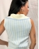 REGATA POLO LISTRADA - Azul Bêbe