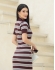 VESTIDO POLO LISTRADO - Vinho
