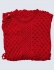 VESTIDO VIENA EM TRICÔ RENDADO COM FORRO - Vermelho