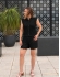CONJUNTO ESTER RENDADO – COLETE E SHORT - Preto
