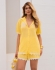 Conjunto Samya Em Tricô - Amarelo