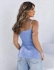 REGATA PEPLUM | TRICÔ - Azul Bebê