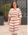 CONJUNTO MELL BLOM EM TRICÔ – BLUSA E BERMUDA - Vermelho